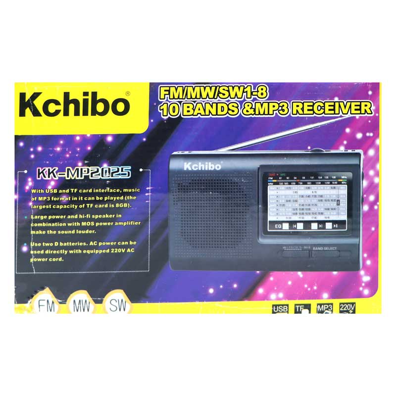 رادیو اسپیکر رم و فلش خور Kchibo KK-MP2025