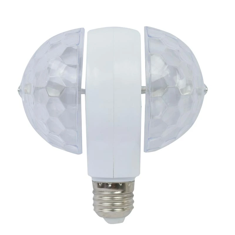 لامپ رقص نور گردان دو طرفه Rotating Lamp 6W E27