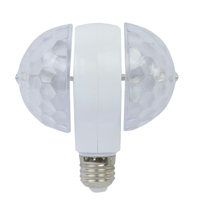 لامپ رقص نور گردان دو طرفه Rotating Lamp 6W E27