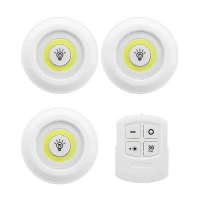 لامپ هالوژنی باتری خور ۳ تایی LED Light COB + ریموت کنترل