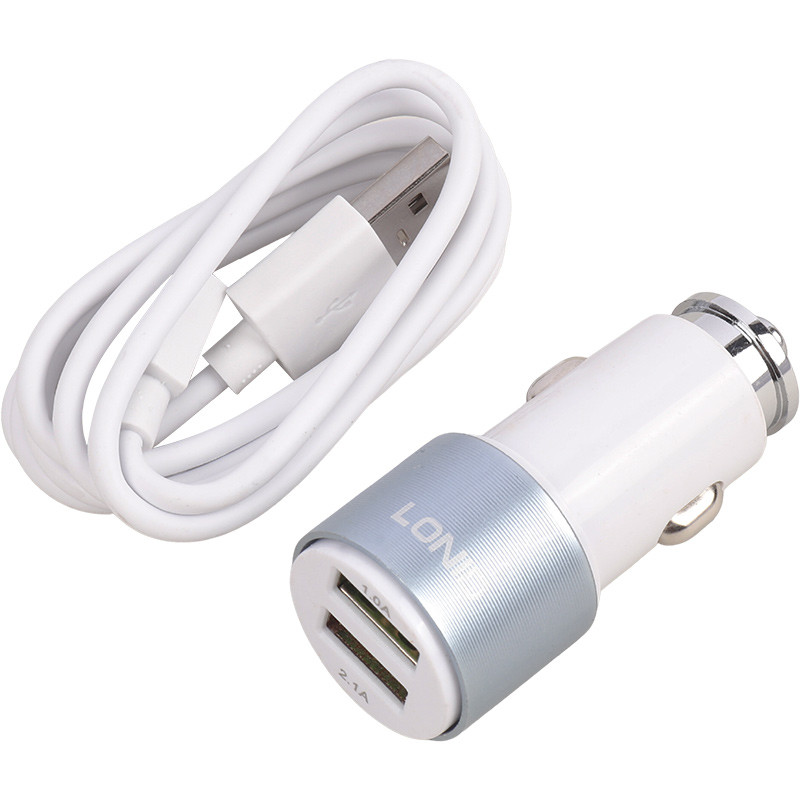 شارژر فندکی Lonid C403 KD-35 2.1A 10.5W + کابل میکرو یو اس بی