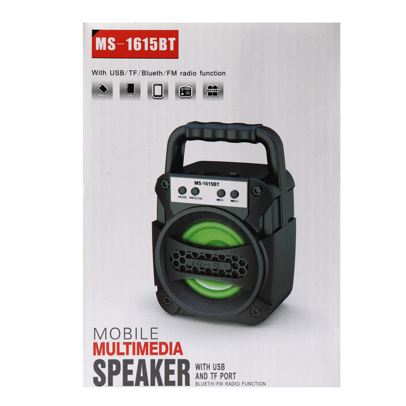 اسپیکر بلوتوثی رم و فلش خور MS-1615BT