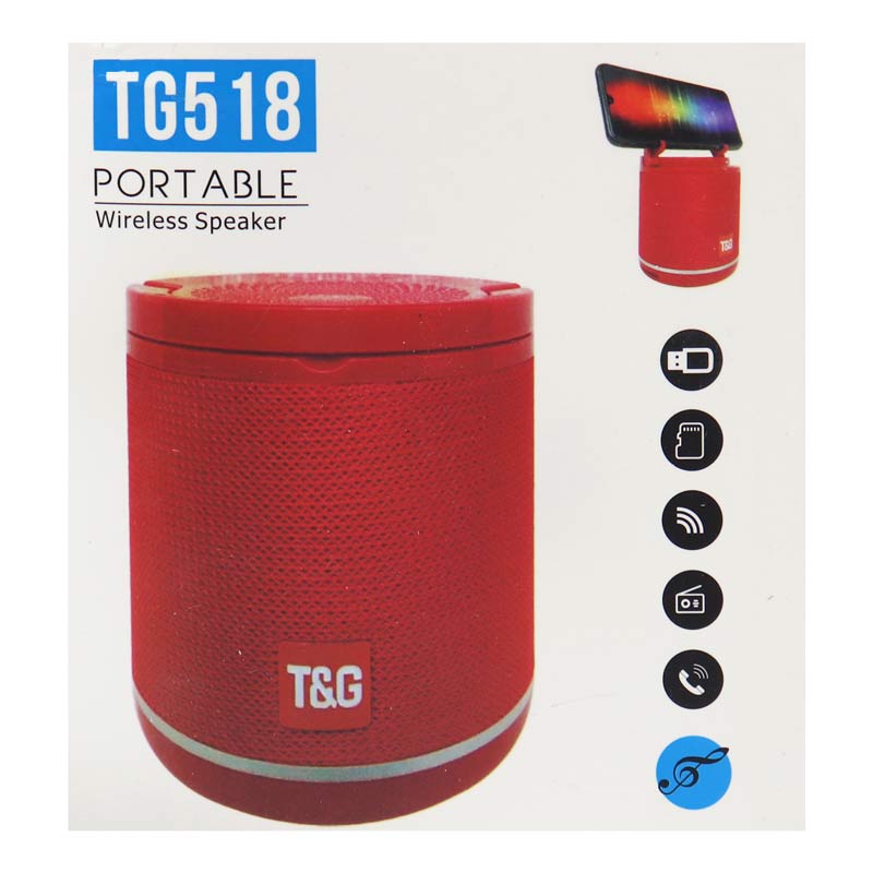 اسپیکر بلوتوثی رم و فلش خور T&G TG-518