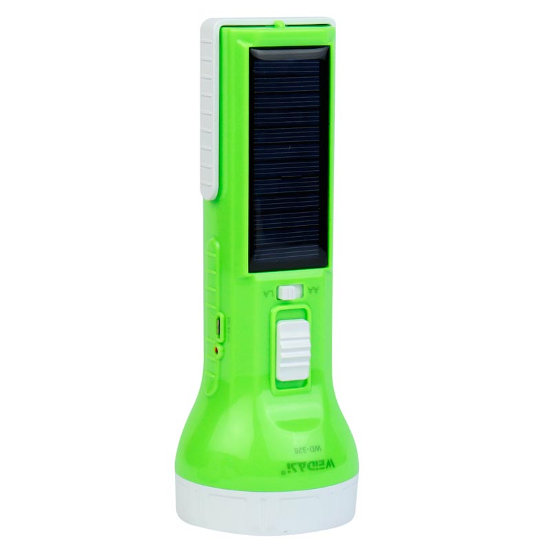چراغ قوه شارژی خورشیدی Weidasi WD-328