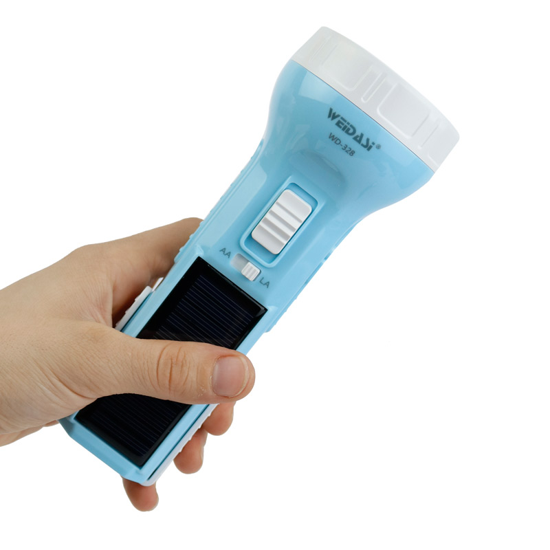 چراغ قوه شارژی خورشیدی Weidasi WD-328