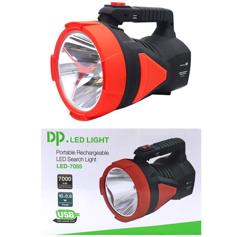 چراغ قوه شارژی ۲ حالته DP.LED Light LED-7055