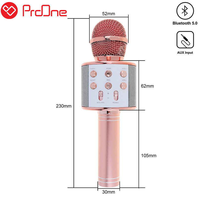 میکروفون و اسپیکر بلوتوثی ProOne PMB65 M01