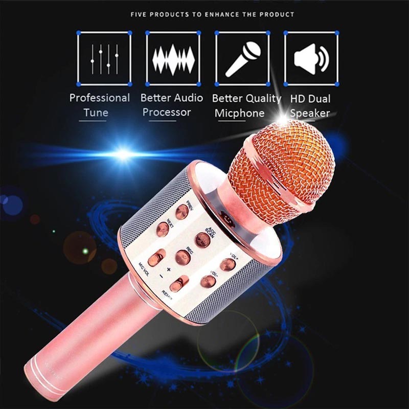 میکروفون و اسپیکر اورجینال WSTER WS-858