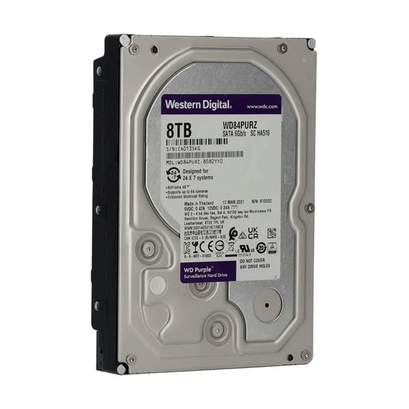 هارد اینترنال وسترن دیجیتال Western Digital Purple 8TB WD84PURZ