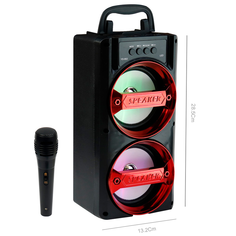 اسپیکر بلوتوثی رم و فلش خور YD-802 + میکروفون