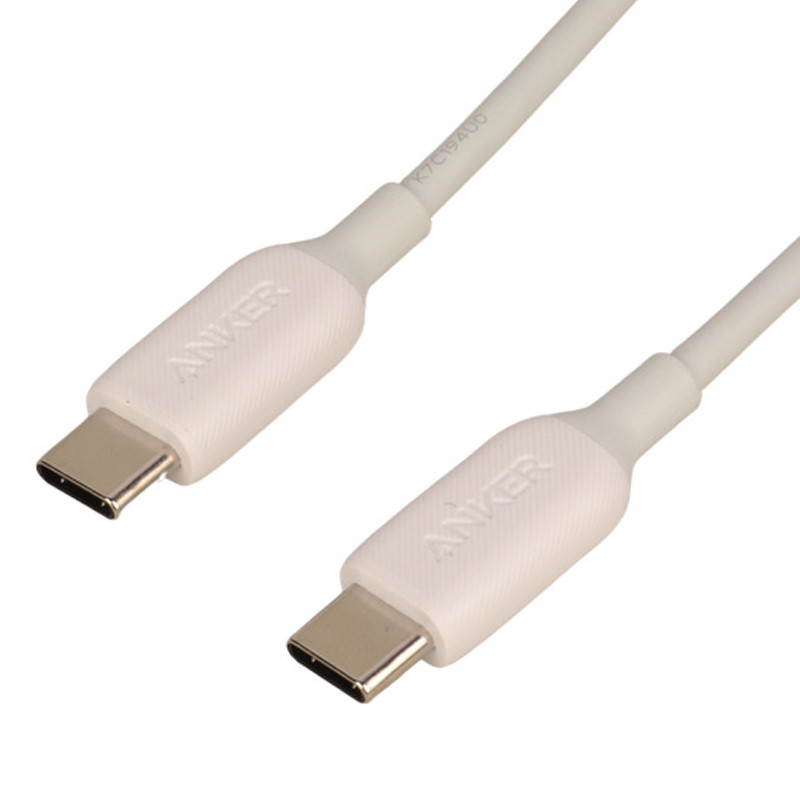 کابل تبدیل فست شارژ Anker PowerLine III A8852H11 Type-C to Type-C PD 60W 90cm