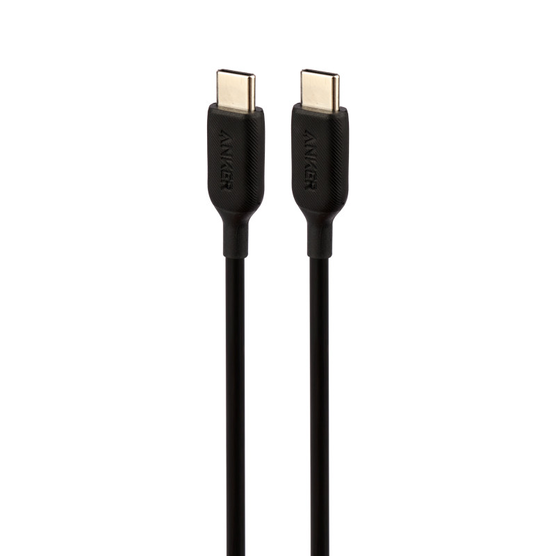 کابل تبدیل فست شارژ Anker PowerLine III A8852H11 Type-C to Type-C PD 60W 90cm