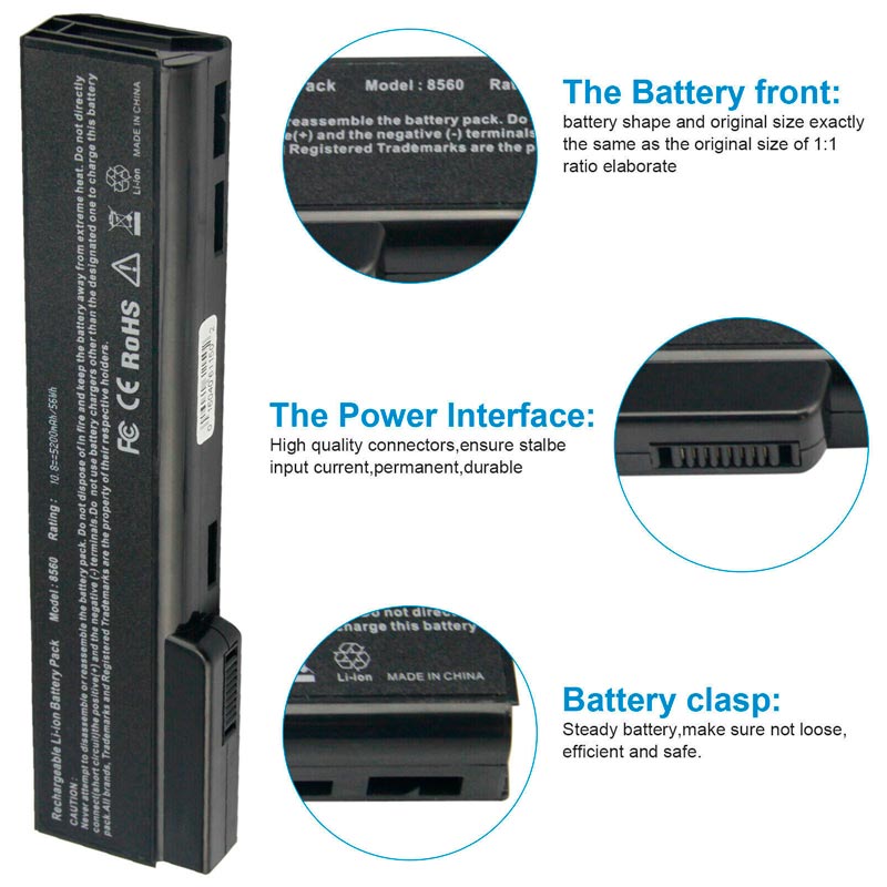 باتری لپ تاپ اچ پی HP ProBook 6360b 6Cell