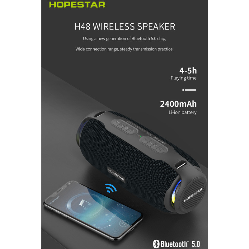 اسپیکر بلوتوثی رم و فلش خور Hopestar H48