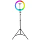 رینگ لایت پایه دار RGB LED MJ33
