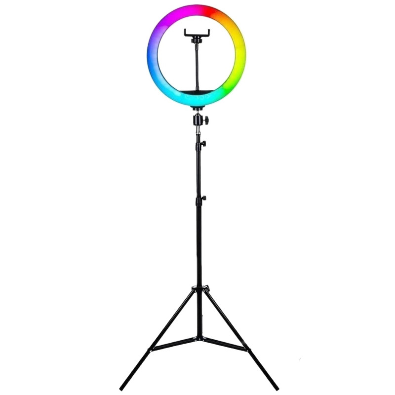 رینگ لایت پایه دار RGB LED MJ33