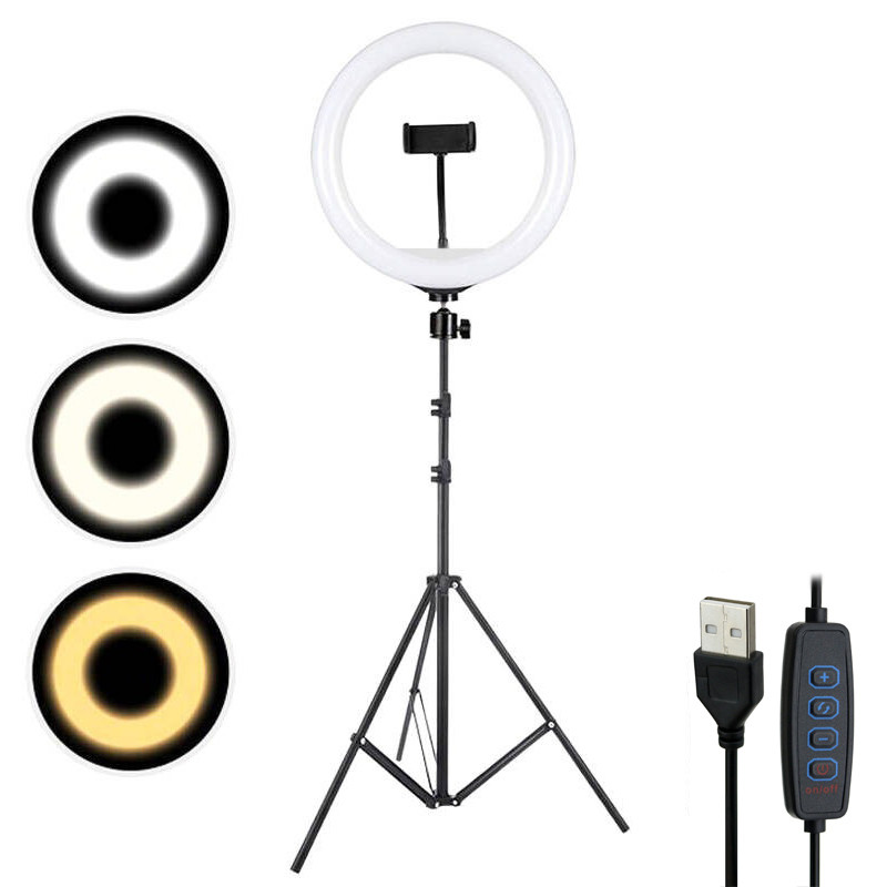 رینگ لایت پایه دار “QX-260 10