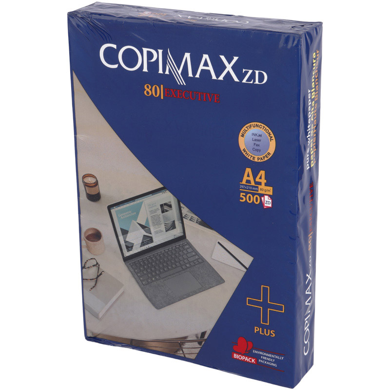 کاغذ COPIMAX ZD 80g A4 زنجان بسته ۵۰۰ عددی