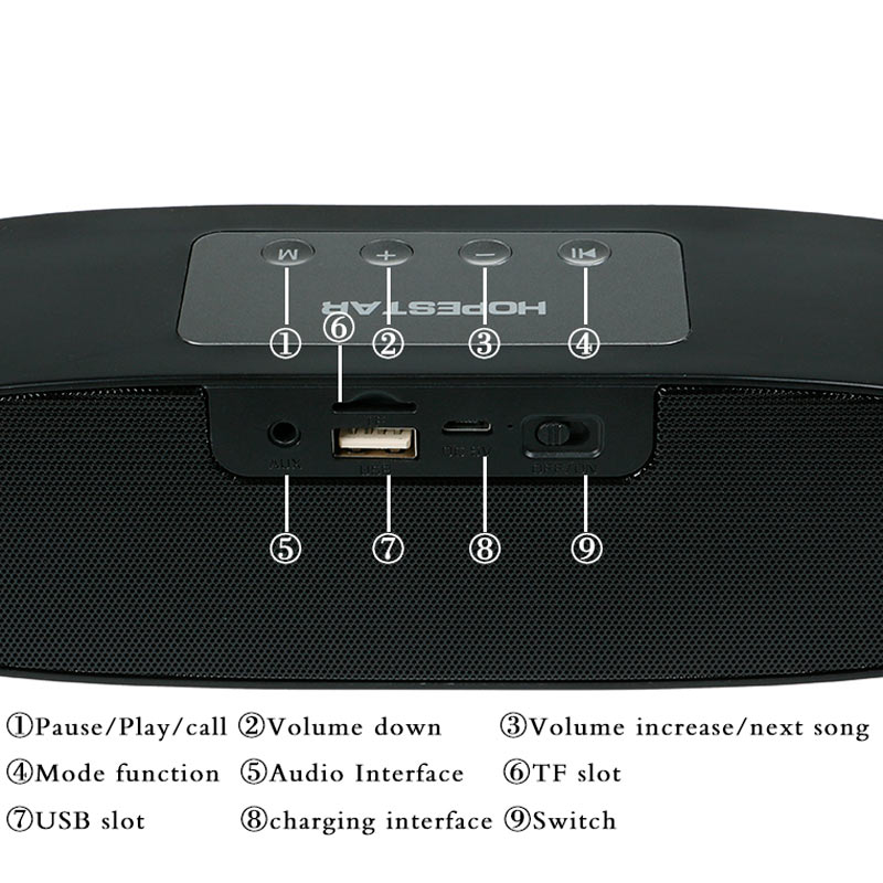 اسپیکر بلوتوثی رم و فلش خور Hopestar H11