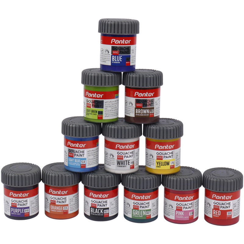 گواش ۱۲ رنگ پنتر Panter Nano GP-711-12