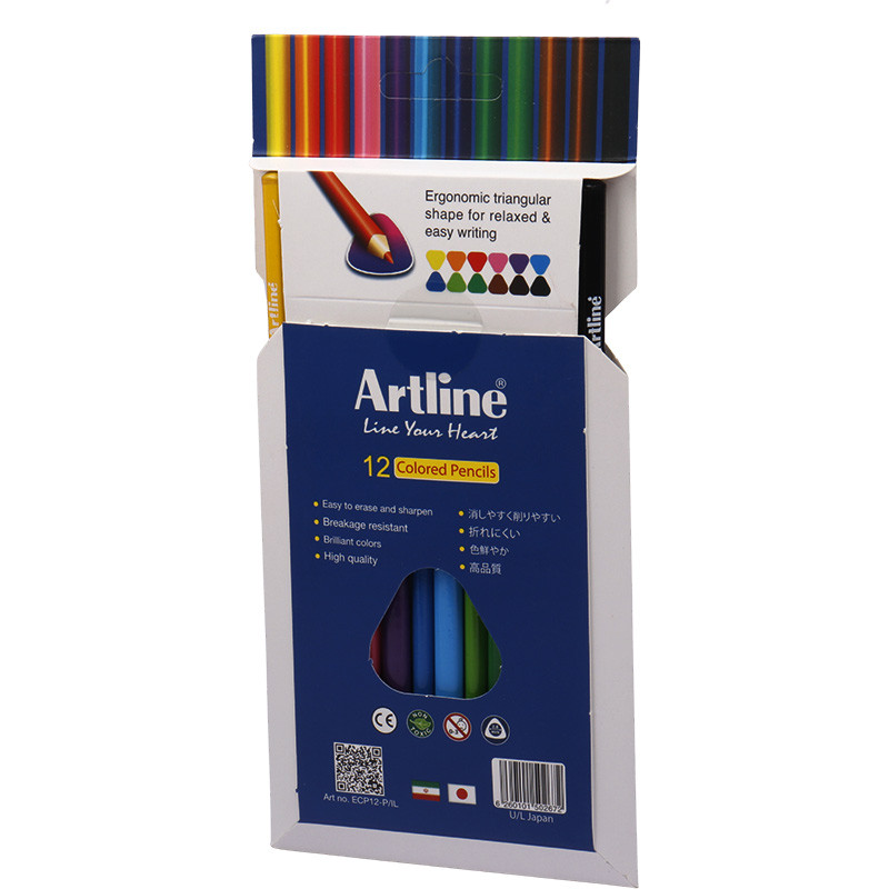 مداد رنگی ۱۲ رنگ آرت لاین Artline