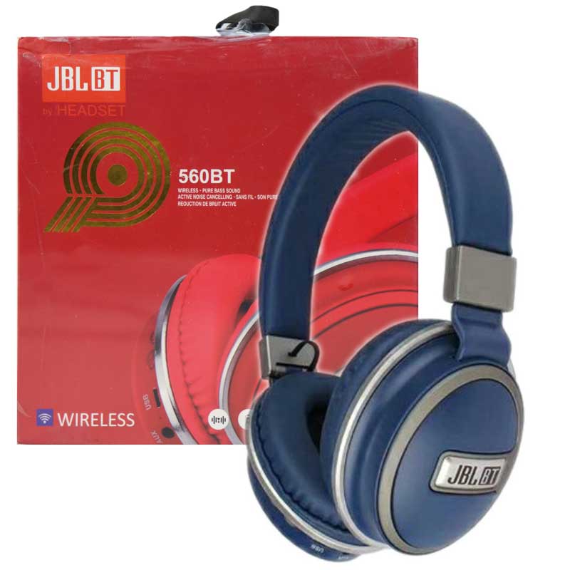 هدفون بلوتوثی و رم خور JBL 560BT