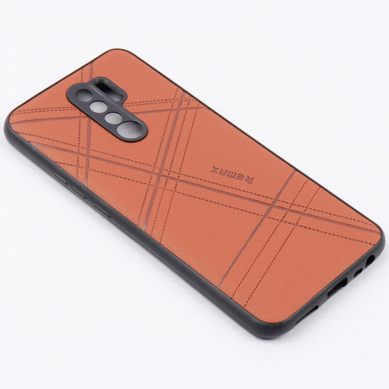 قاب Remax چرمی محافظ لنزدار Xiaomi Redmi 9 / 9 Prime