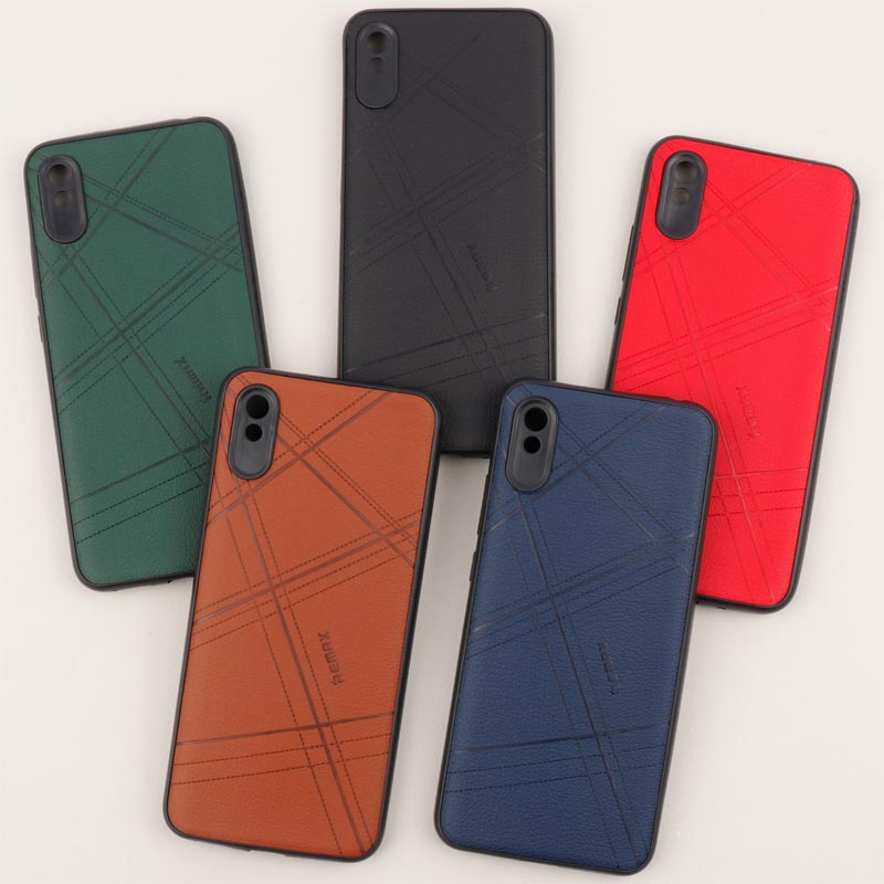 قاب چرمی Remax شیائومی Redmi 9A محافظ لنزدار