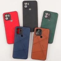 قاب چرمی Remax شیائومی Redmi A1 Plus محافظ لنزدار