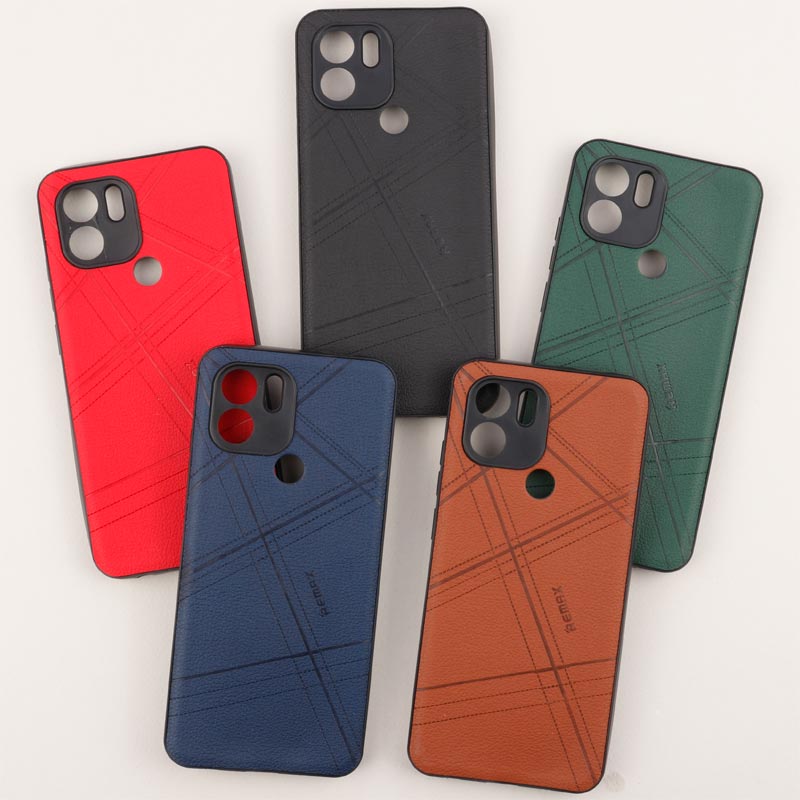 قاب چرمی Remax شیائومی Redmi A1 Plus محافظ لنزدار