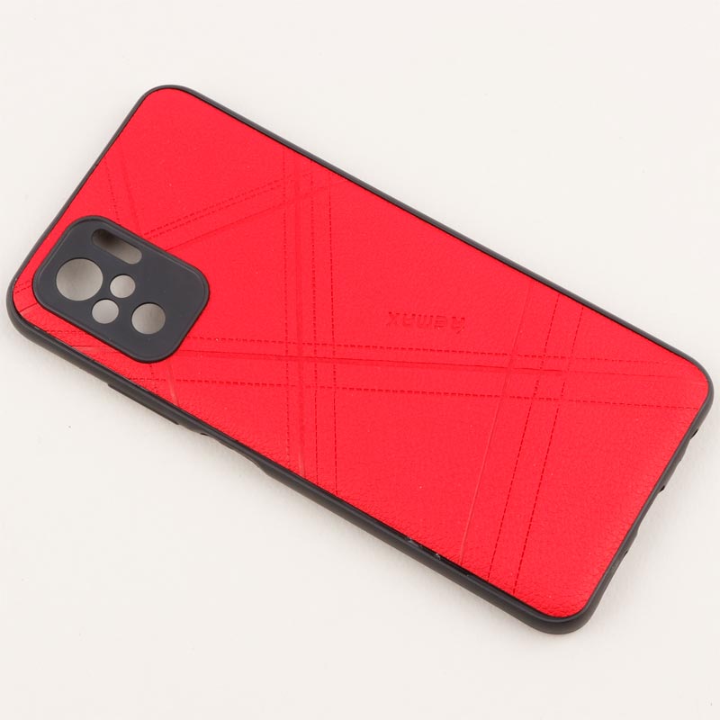 قاب Remax چرمی محافظ لنزدار Xiaomi Redmi Note 10 4G / 10S