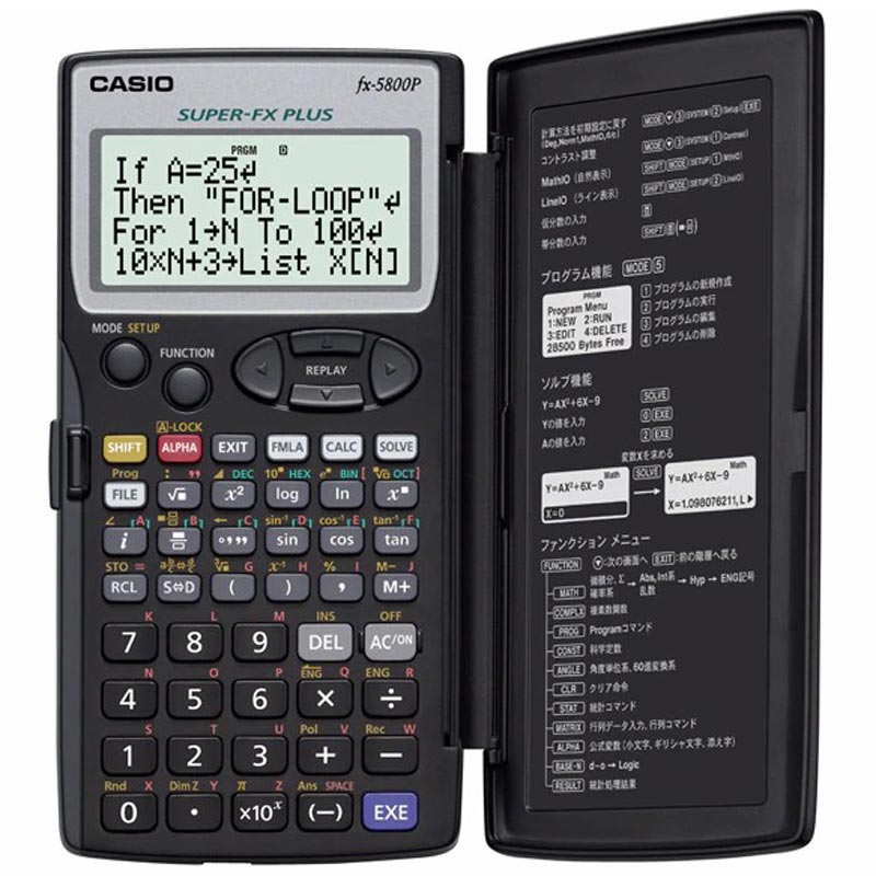 ماشین حساب مهندسی کاسیو Casio Fx-5800P