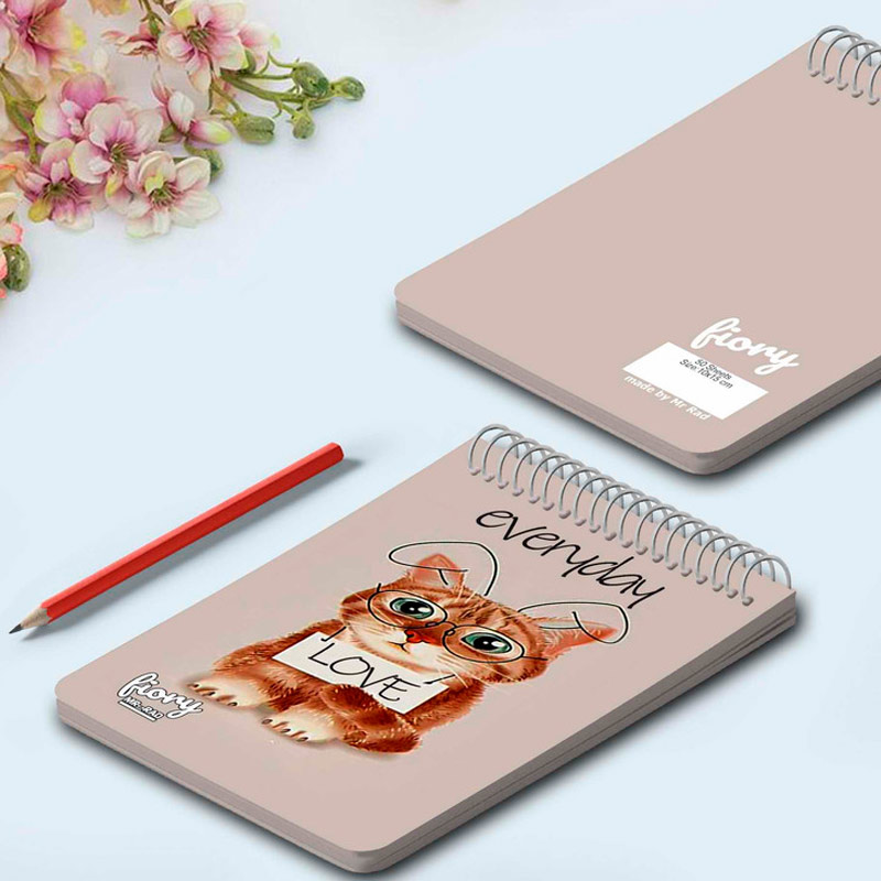 دفترچه یادداشت 50 برگ طرح گربه فانتزی مستر راد کد 177446