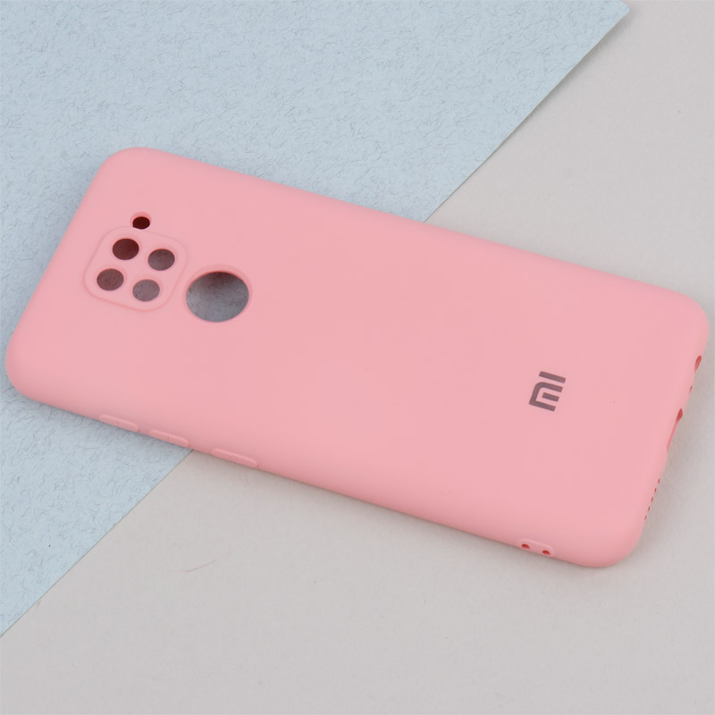 قاب طرح سیلیکونی محافظ لنزدار Xiaomi Redmi Note 9