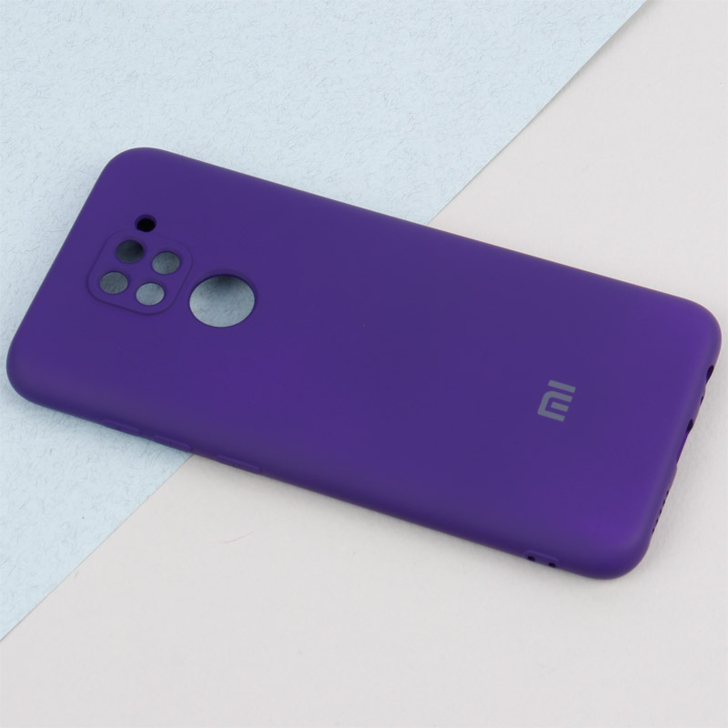 قاب طرح سیلیکونی محافظ لنزدار Xiaomi Redmi Note 9
