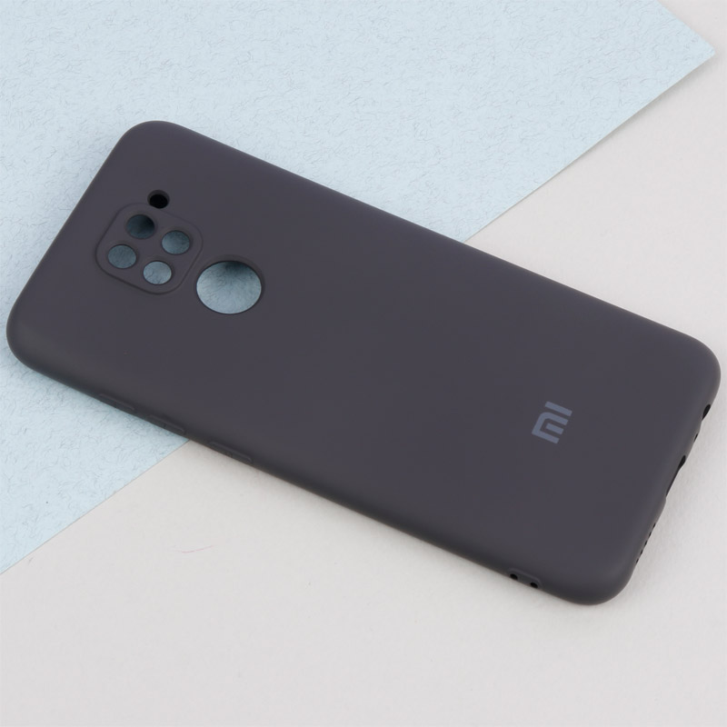 قاب طرح سیلیکونی محافظ لنزدار Xiaomi Redmi Note 9