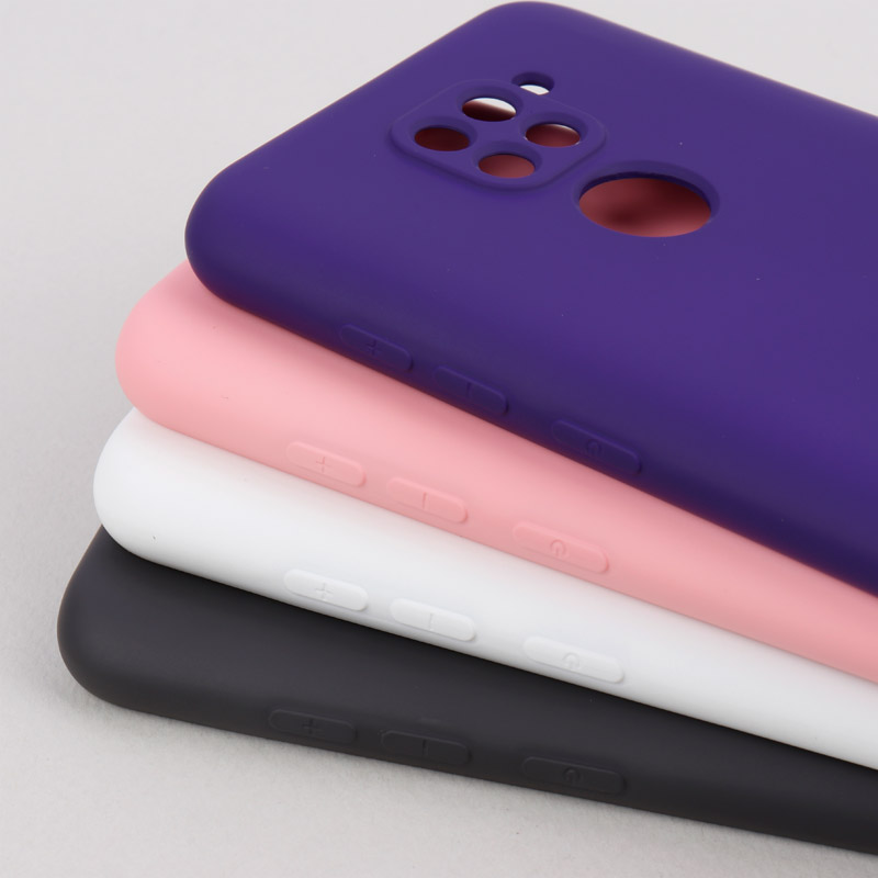 قاب طرح سیلیکونی محافظ لنزدار Xiaomi Redmi Note 9