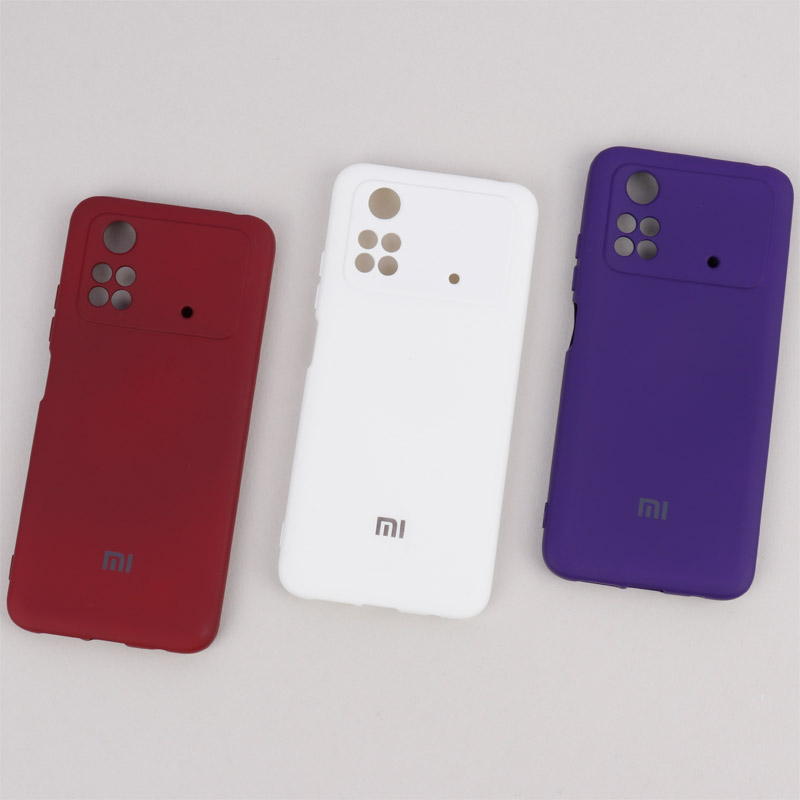 قاب سیلیکونی Highcopy زیربسته شیائومی Poco M4 Pro 4G محافظ لنزدار