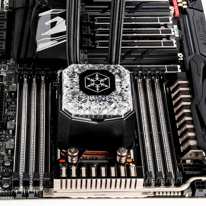 فن خنک کننده CPU سیلوراستون SilverStone SST-IG240P-ARGB
