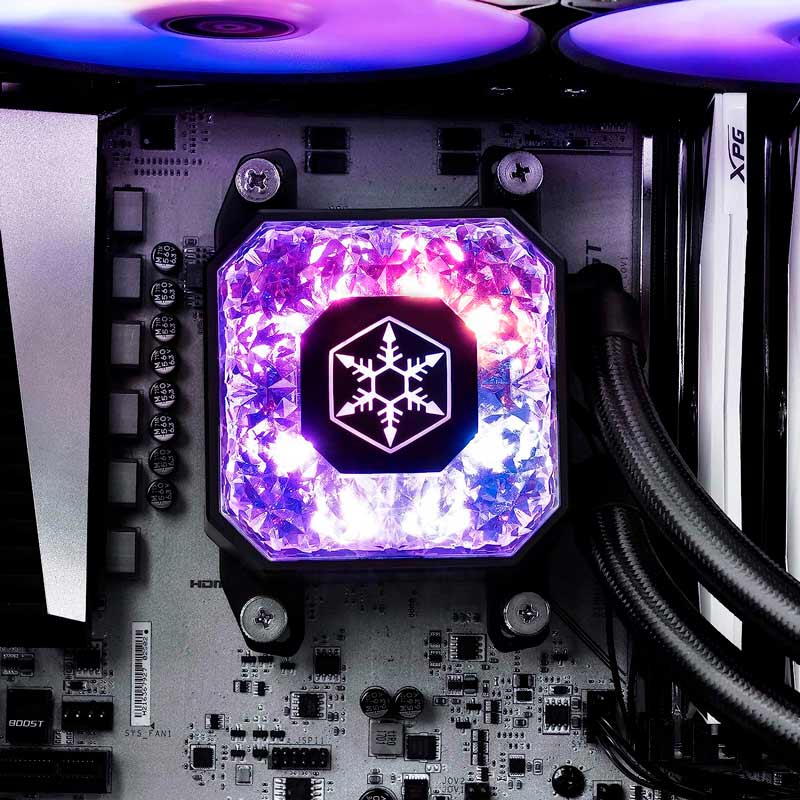 فن خنک کننده CPU سیلوراستون SilverStone SST-IG240P-ARGB