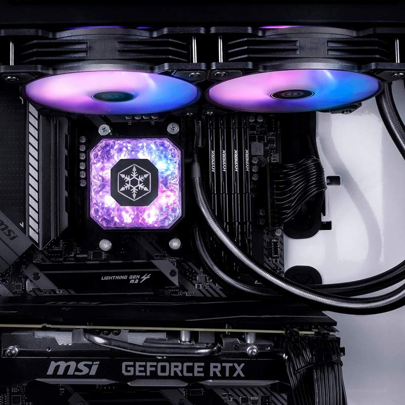 فن خنک کننده CPU سیلوراستون SilverStone SST-IG240P-ARGB