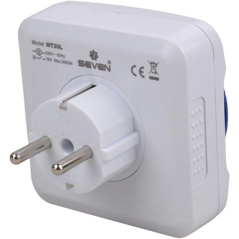 پریز تایمردار ۲۴ ساعته Seven MT20L
