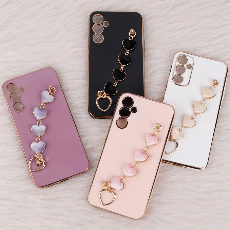 قاب My Case محافظ لنزدار + آویز دستی Samsung Galaxy A34