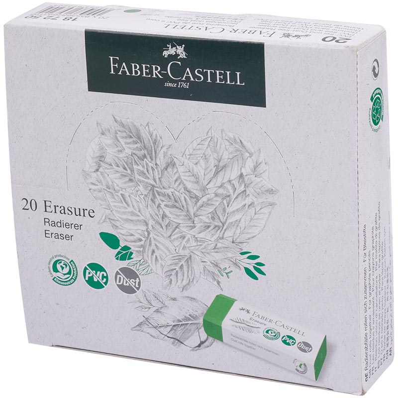 پاک کن Faber-Castell 187250 بسته 20 عددی