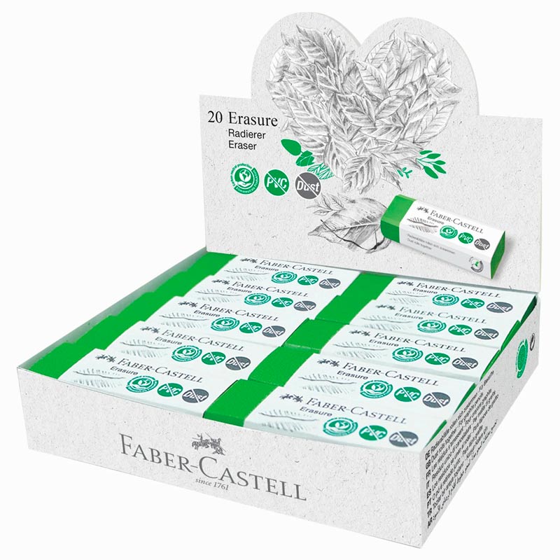 پاک کن Faber-Castell 187250 بسته 20 عددی
