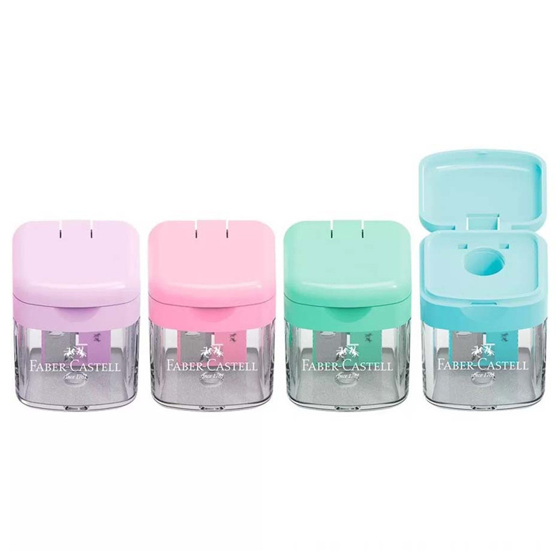 تراش پلاستیکی مخزن دار Faber-Castell Mini Box 381924