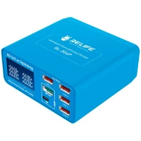 شارژر و تستر Relife RL-304P 6Port QC3.0 PD3.0 40W Type-C/USB