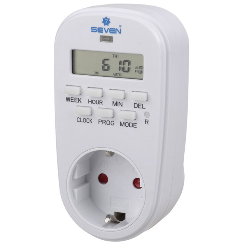 پریز تایمر دار دیجیتال هفتگی Seven DT1L