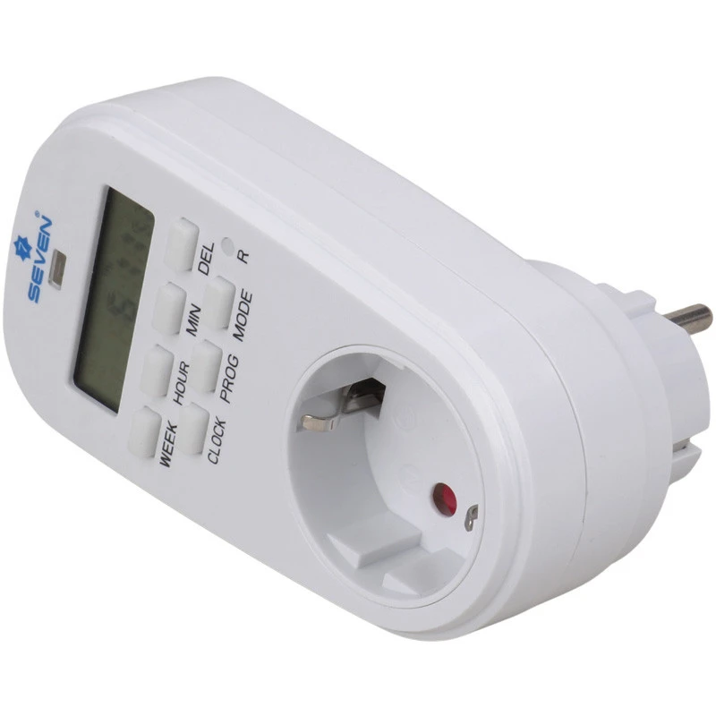 پریز تایمر دار دیجیتال هفتگی Seven DT1L