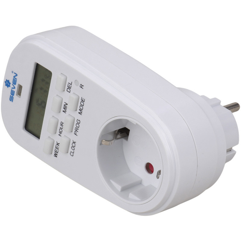 پریز تایمر دار دیجیتال هفتگی Seven DT1L